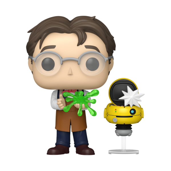 FUNKO POP! Vinyl Figur Disney Flubber Proffesor Brainard with Weebo 1833 Chance of Chase