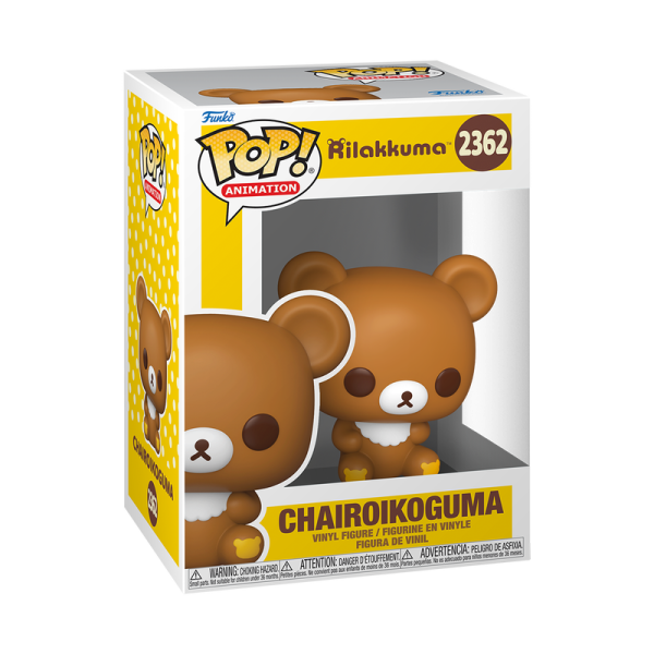 FUNKO POP! Vinyl Figur Animation Rilakkuma Chairoikoguma 2362