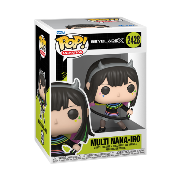 FUNKO POP! Vinyl Figur Animation Beyblade X Multi Nana-Iro 2428