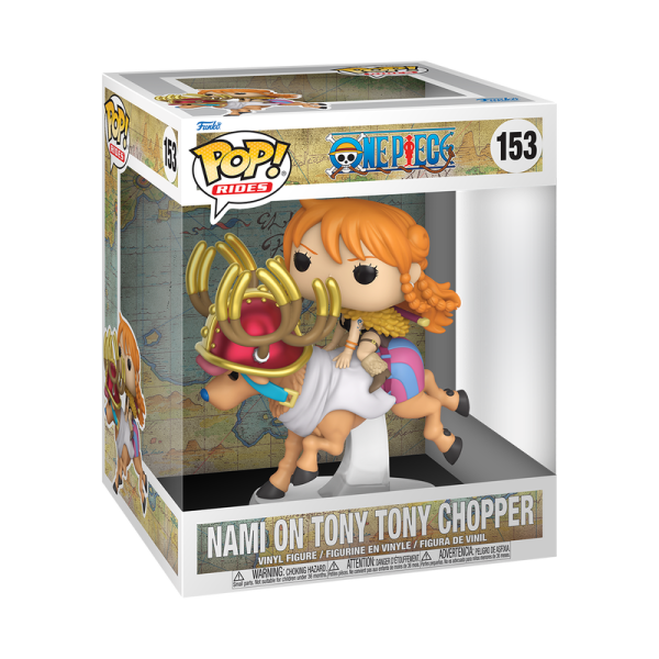 FUNKO POP! Vinyl Figur Animation Rides One Piece Nami on Tony Tony Chopper 153