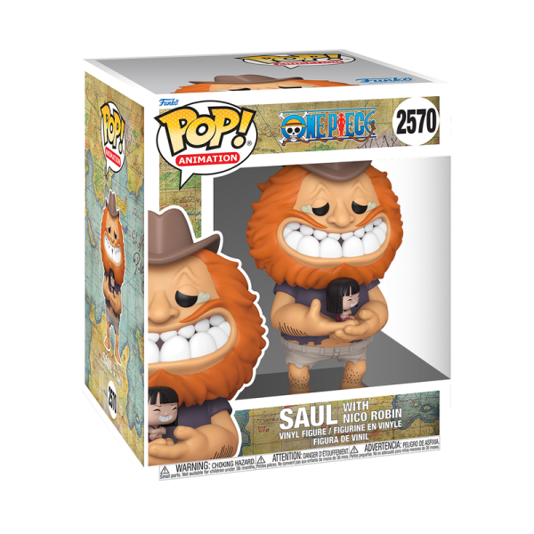 FUNKO POP! Vinyl Figur Animation One Piece Saul with Nico Robin 2570 15cm