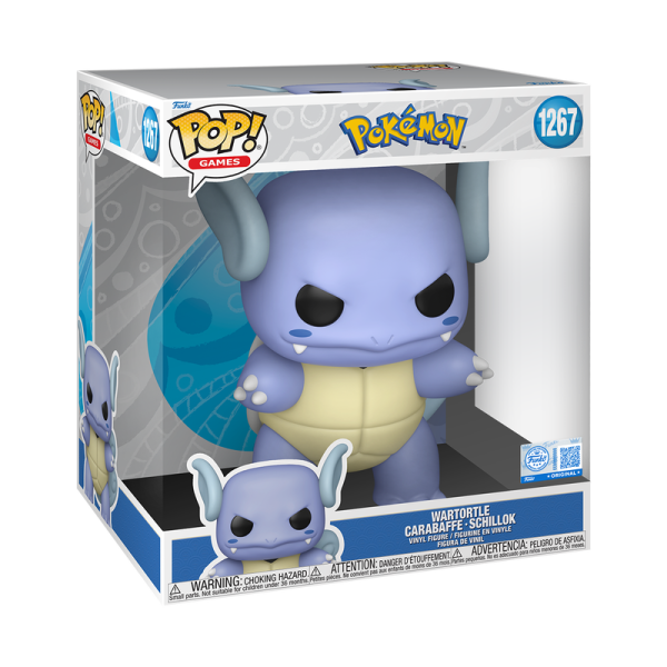FUNKO POP! Vinyl Figur Games Pokemon Wartortle Schillok 1267 Special 25cm