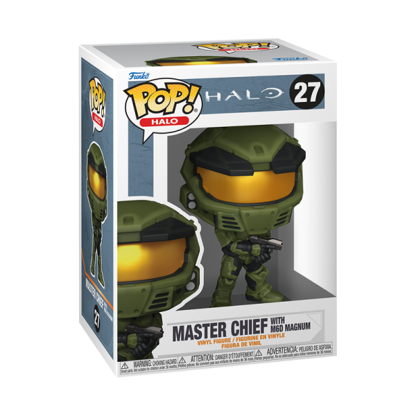 FUNKO POP! Vinyl Figur Games Halo 25th Anniversary Master Chief with M60 Magnum 27