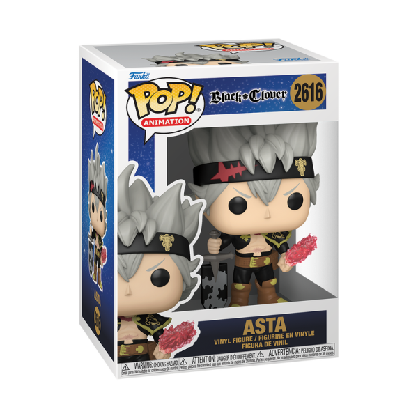 FUNKO POP! Vinyl Figur Animation Black Clover Asta 2616