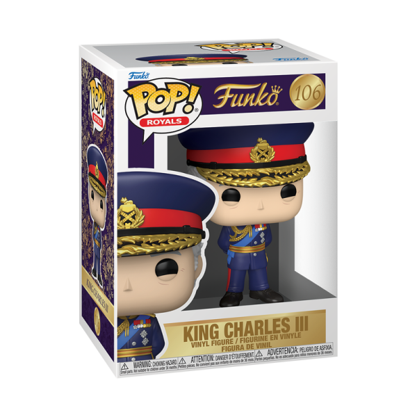 FUNKO POP! Vinyl Figur Royal Family King Charles III 3 106 Chance of Chase