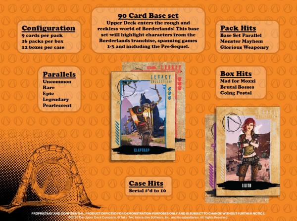 BORDERLANDS Legacy Collection Trading Cards (Hobby