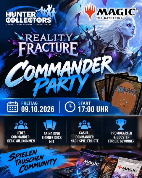 Magic: The Gathering | Reality Fracture Commander Party 09.10.2026 um 17:00 Uhr