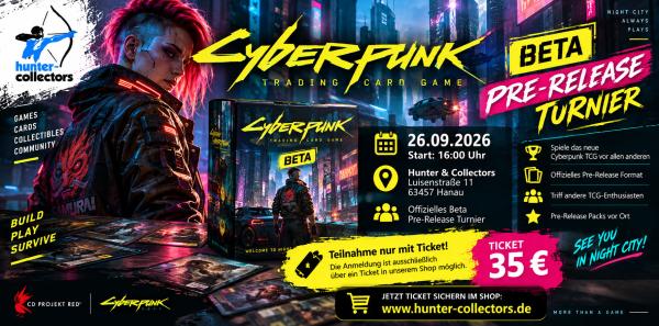 CYBERPUNK TCG – BETA PRE-RELEASE TURNIER 26.09.2026