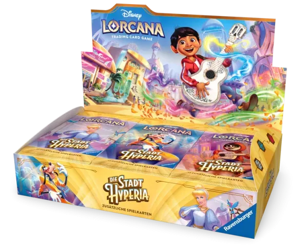 "Disney Lorcana - Die Stadt Hyperia Booster Display - DE "