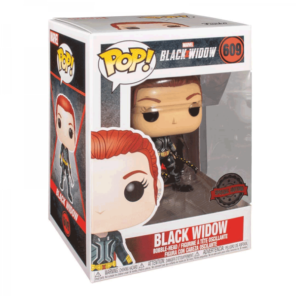 FUNKO POP! - MARVEL - Black Widow Black Widow Grey Suit #609 Special Edition