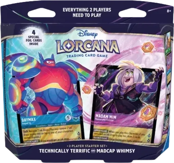 Lorcana  Disney Zwei-Spieler-Starterdeck – Die Stadt Hyperia  DE