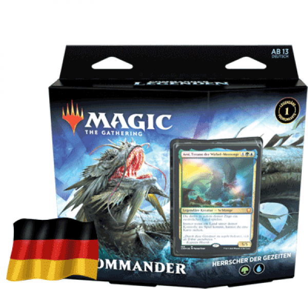 Magic the Gathering Commander Legenden Deck Herrscher Der Gezeiten - 1 Deck - DE