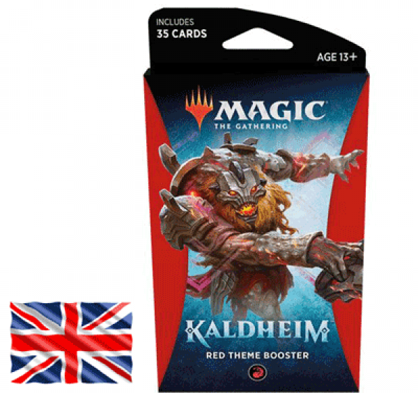 Magic the Gathering Kaldheim Themen-Booster Red Theme - 1 Box - EN