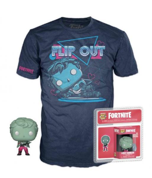 Fortnite Pocket POP! & Tee Minifigur & T-Shirt Set Love Ranger