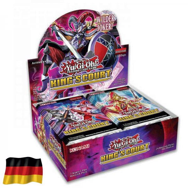yugioh king's court booster box Amazon.com: YuGiOh King's Court Booster Box (24 Packs, 7 Cards per Pack) :  Toys & Games main image 1