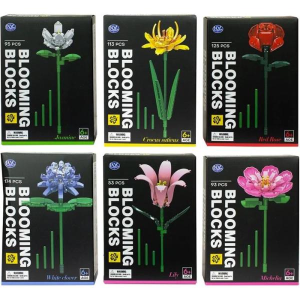 Blooming Blocks Klemmbaustein Blumen