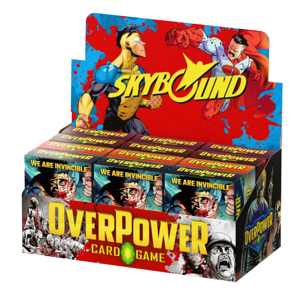 OverPower TCG - Skybound (Invincible/The Walking Dead) Starter Deck Display (4 Decks) - EN