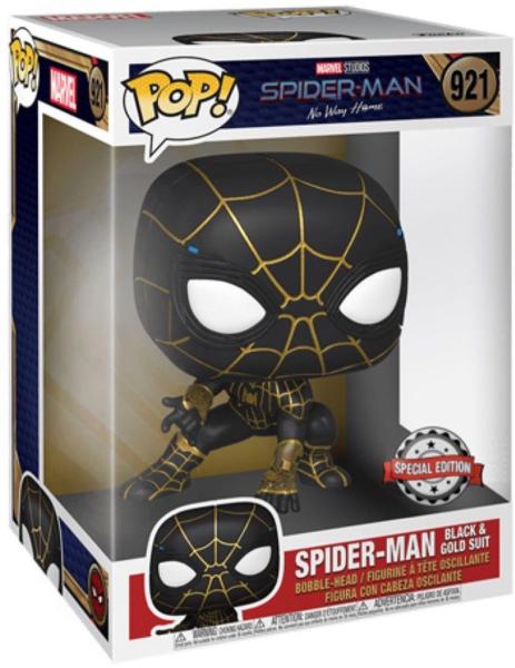 FUNKO POP! - MARVEL - Spider-​Man No Way Home Spider-Man Black and Gold Suit #921 Special Edition