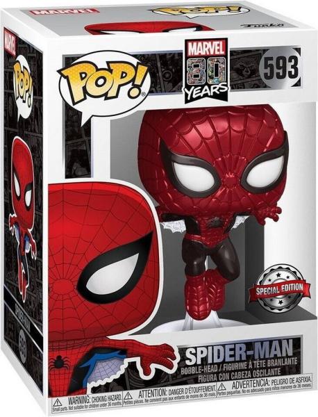 FUNKO POP! - MARVEL - Spiderman 80 Years Metallic #593