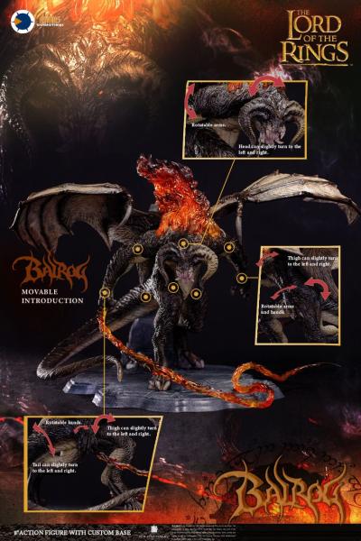 Herr der Ringe Plastic Model Kit Balrog (Organic Version) 28 cm
