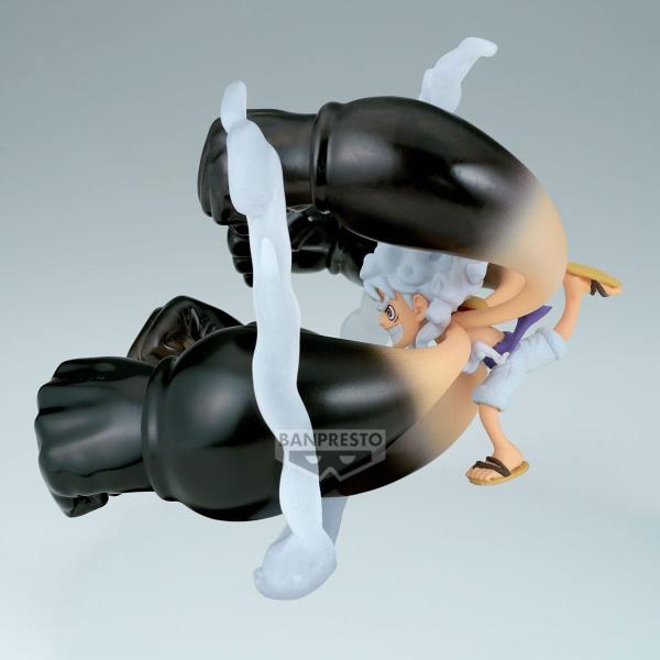 One Piece World Collectable Figure Special PVC Statue Monkey D. Luffy Gear5 Gum Dawn Gatling 12 cm