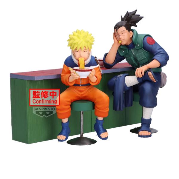 Naruto 72 Series PVC Statue Naruto Uzumaki & Iruka Umino (B: Iruka Umino) 13 cm