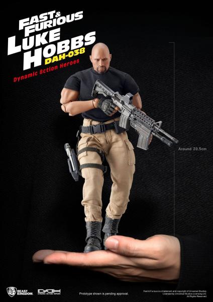 Fast & Furious Dynamic 8ction Heroes Actionfigur 1/9 Luke Hobbs 21 cm