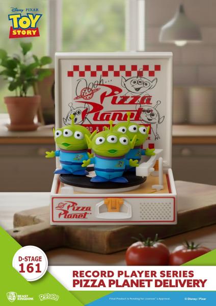 Toy Story Record Player Series PVC Figur Pizza Planet Delivery 12 cm