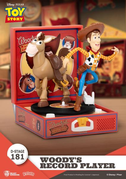 Toy Story Record Player Series PVC Figur Woody's Record Player 13 cm