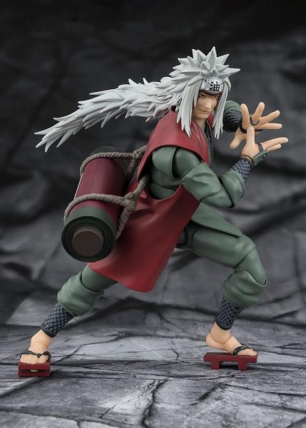 Naruto S.H.Figuarts Actionfigur Jiraiya Hidden Leaf Heroic Master Sage (Sage Mode Set) 17 cm