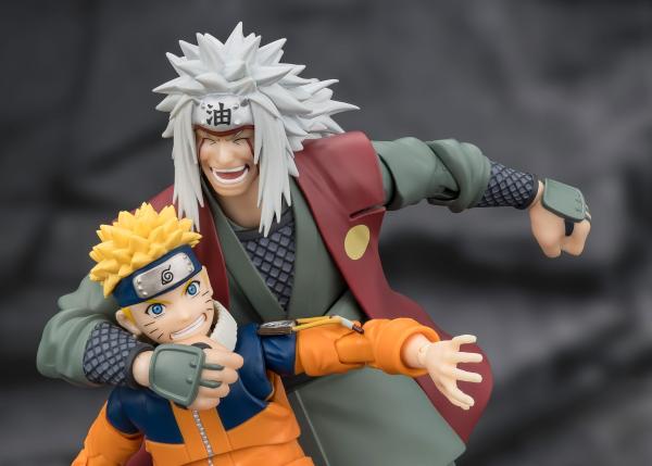 Naruto S.H.Figuarts Actionfigur Jiraiya Hidden Leaf Heroic Master Sage (Sage Mode Set) 17 cm