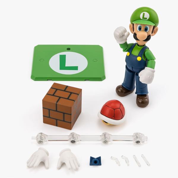 Super Mario S.H. Figuarts Actionfigur Luigi 11 cm
