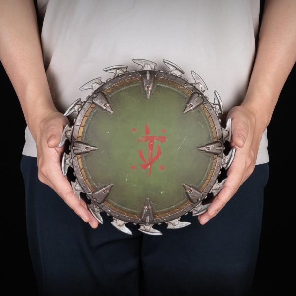 Doom: The Dark Ages Wand-Skulptur Shield Saw 25 x 25 cm