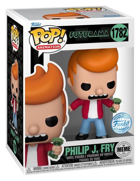 FUNKO POP! Vinyl Figur Animation Futurama Philip J Fry Take My Money Meme 1782 Special