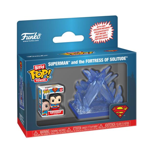 FUNKO Bitty POP - Towns Superman and the Fortress of Solitude