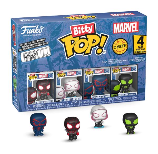 FUNKO Bitty POP - MARVEL Spider-Man Series 2 #4er Pack Chance of Chase