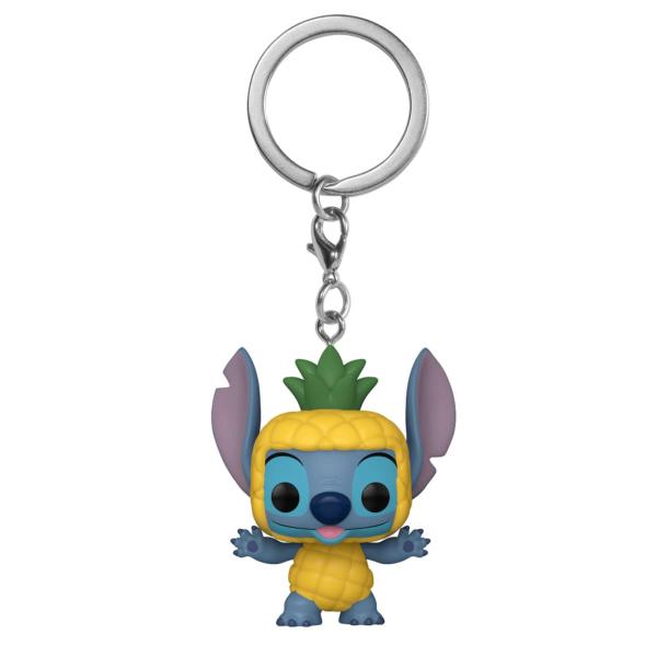 FUNKO POP! Vinyl Schlüsselanhänger Disney Lilo und Stitch Stitch as Pineapple  4cm