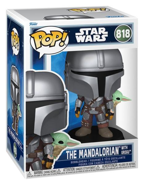 FUNKO POP! Vinyl Figur Star Wars The Mandalorian and Grogu 818
