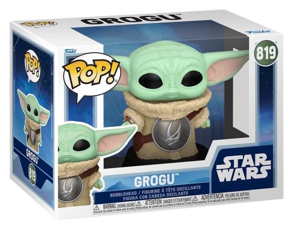 FUNKO POP! Vinyl Figur Star Wars The Mandalorian and Grogu Grogu 819