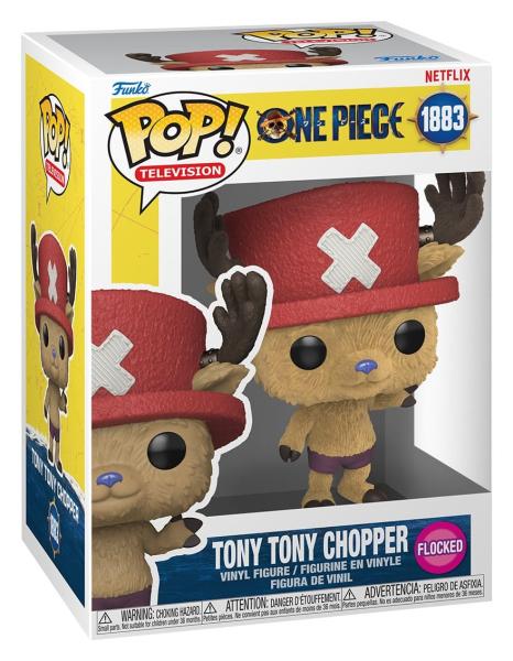 FUNKO POP! Vinyl Figur Animation One Piece Live Action Tony Tony CHopper Flocked 1883
