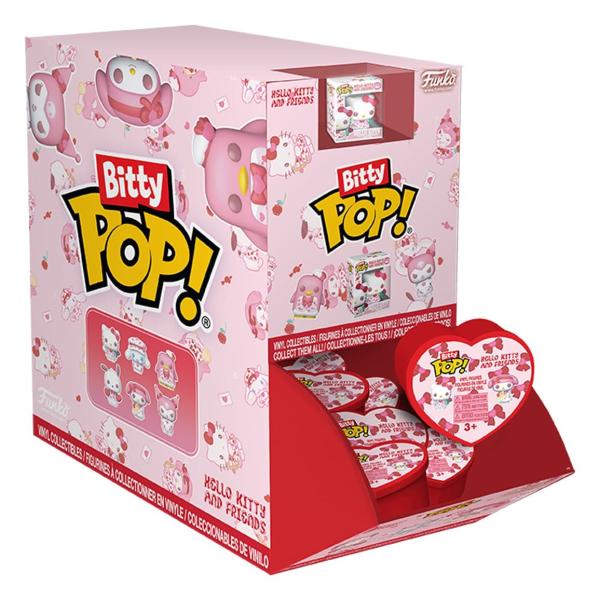 Hello Kitty POP! Vinyl Figuren Hearts Valentines 1 Stück  2,5 cm