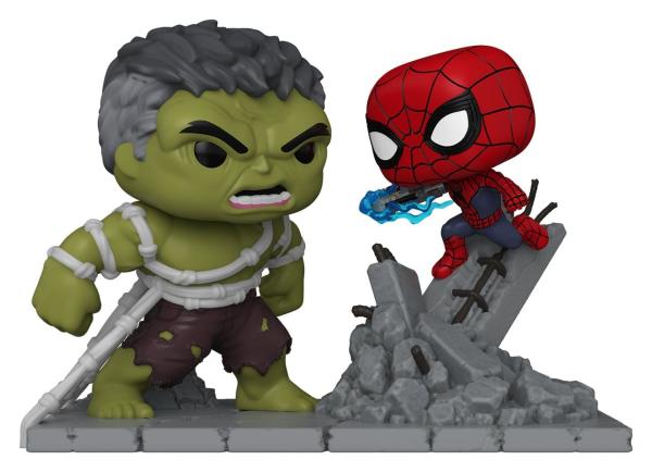 FUNKO POP! Vinyl Figur Moment  MARVEL Spider-Man Brand New Day Spider-Man vs Hulk