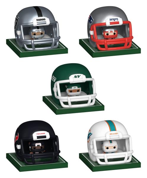 NFL Bitty POP! Helmets Vinyl Figuren AFC Series 1