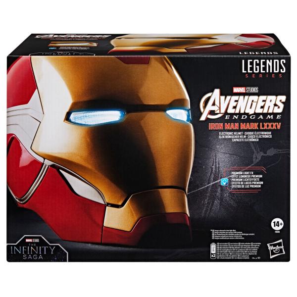 Avengers: Endgame Marvel Legends Elektronischer Helm Iron Man Mark LXXXV