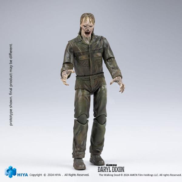 The Walking Dead Exquisite Mini Actionfigur 1/18 Daryl Dixon Dark Eyes Walker 11 cm