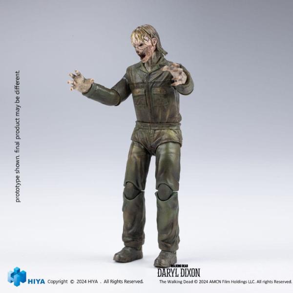 The Walking Dead Exquisite Mini Actionfigur 1/18 Daryl Dixon Dark Eyes Walker 11 cm