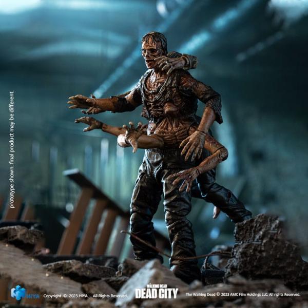 The Walking Dead Exquisite Mini Actionfigur 1/18 Dead City Walker King 11 cm