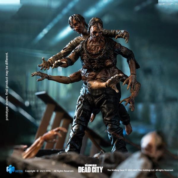 The Walking Dead Exquisite Mini Actionfigur 1/18 Dead City Walker King 11 cm