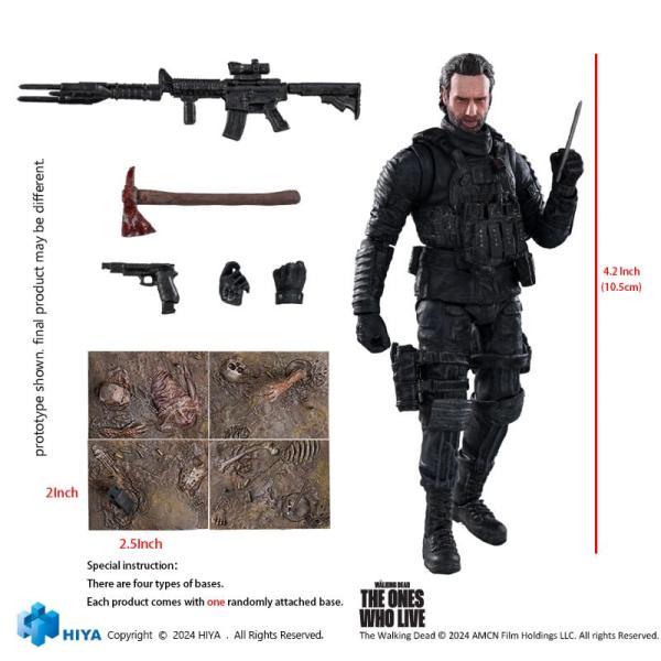 The Walking Dead: The Ones Who Lived Exquisite Mini Actionfigur 1/18 Rick Grimes 11 cm
