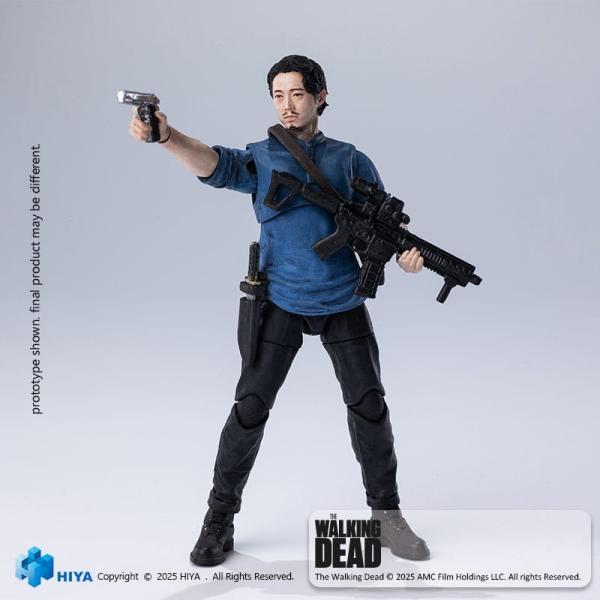 The Walking Dead Exquisite Mini Series Actionfigur 1/18 Glenn 11 cm